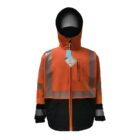 FR ARC Rated Softshell Fleece Coat made with PYRAD WINDSTOPPER Orange8