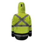 GORE TEX PYRAD EXTREME CAT 3 CSA FR ARC Rated Breathable High Visibility Rainwear Coat Yellow Black Back X