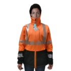 Neilsen FR ARC Rated Hi Vis Orange Black Softshell Ladies Fleece Ladies Jacket