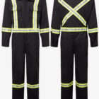 Avenger 7oz Flame Resistant FR Black Coveralls2026