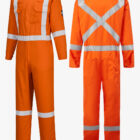 Bizflame 88 12 X Back Iona Flame Resistant FR Hi Vis Coverallangled view2026