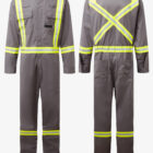 Bizflame 88 12 X Back Iona Xtra Flame Resistant FR coverall grey