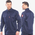 Bizflame Flame resistant FR navy Work Shirt 1