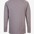 Bizflame flame resistant FR Antistatic Crew Neck grey long sleeve shirtback1