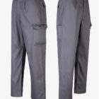 Bizweld Flame Resisant FR grey cargo pants side profile2026