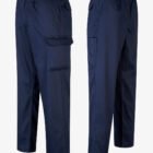 Bizweld Flame Resisant FR navy cargo pants side profile2026