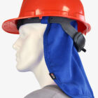 FR Hard Hat liner neck shade with water absorbing polymer crystals