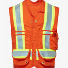 Hi Vis Flame Resistant FR Surveyor Vest2026