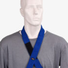 Neckband with cooling polymer crystals