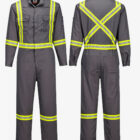 Portwest Bizflame 88 12 Iona Xtra Flame Resistant FR 7oz coverall grey2026