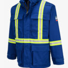 Portwest Bizflame flame resistant FR Insulated Winter Parka royalblue angleview1