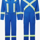 Ultrasoft 7oz Flame Resistant FR Contractor Coveralls royal blue2024