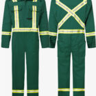 Ultrasoft 7oz Flame Resistant FR Deluxe Coveralls green style 102 2026