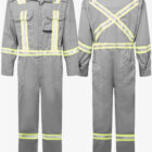 Ultrasoft 7oz Flame Resistant FR Deluxe Coveralls grey 2026
