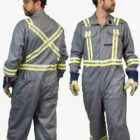 Ultrasoft 7oz Flame Resistant FR Deluxe Coveralls lifestyle images