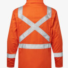 Ultrasoft 7oz Hi Vis FR Shell Jacket back2024