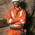 Ultrasoft 7oz Hi Vis Flame Resistant FR Coveralls lifestyle2