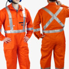 Ultrasoft 7oz Hi Vis Flame Resistant FR Coveralls lifetsyle