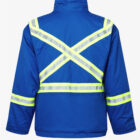 Ultrasoft 9oz Flame Resistant FR Insulated Bomber Jacket backview 2025