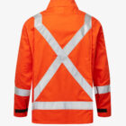 Ultrasoft 9oz Hi Vis Flame Resistant FR Suit All 2 piece coveralls top jacket back