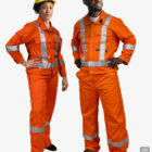 Ultrasoft 9oz Hi Vis Flame Resistant FR Suit All Coveralls unisex