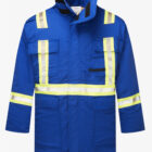Ultrasoft Royal Blue Flame Resistant FR Insulated Parka front2026