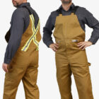 man wearing Avenger Flame Resistant FR Bib Pant